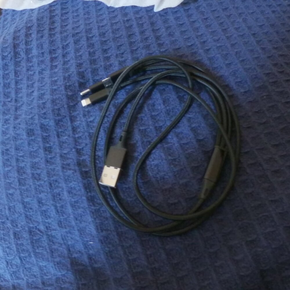 3in1 - Fast USB Charging Cable Universal Multi Function Cell Phone Charger Cord - Picture 2 of 6